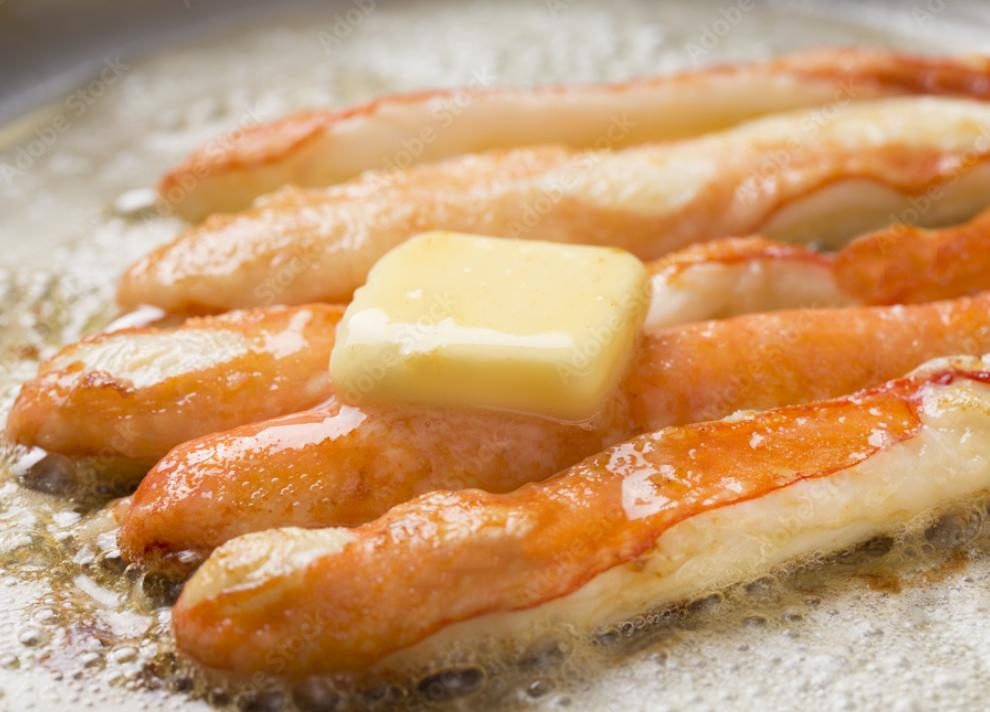 蟹バター焼き